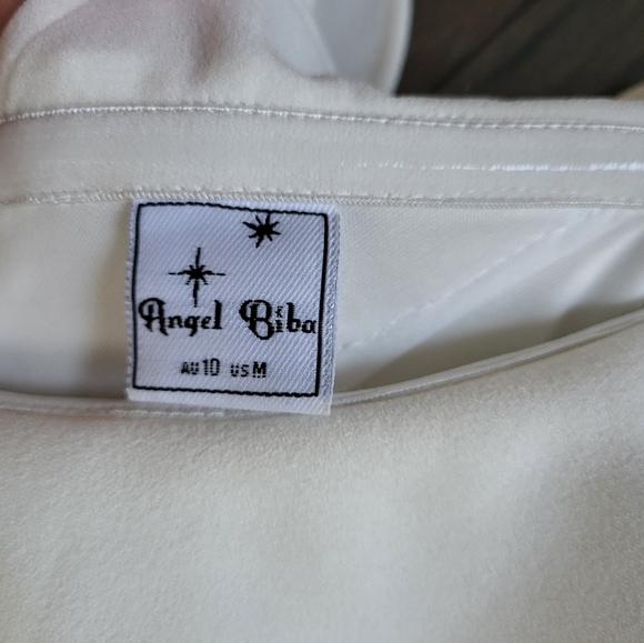 SELFIE LESLIE OFF-SHOULDER RUFFLE MINI DRESS WHITE - Picture 6 of 6